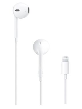 Apple Lightning Wired Earbuds in White